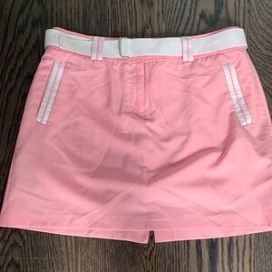 Izod Pink Mini Skirt with White Accents